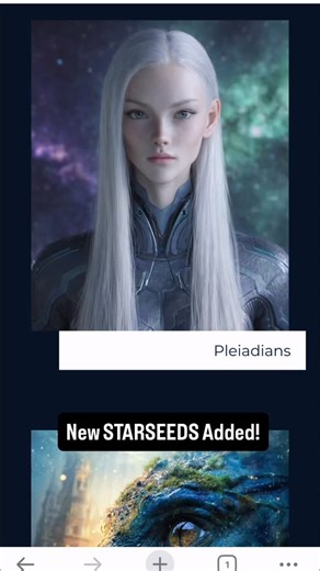 Cassandra DeAnn | Galactic Trance Channeler on Instagram: "Curious about your galactic connections? Check out the many new galactic races added to my site. Find out if you could be a starseed from Pleiades, Andromeda, and more!"