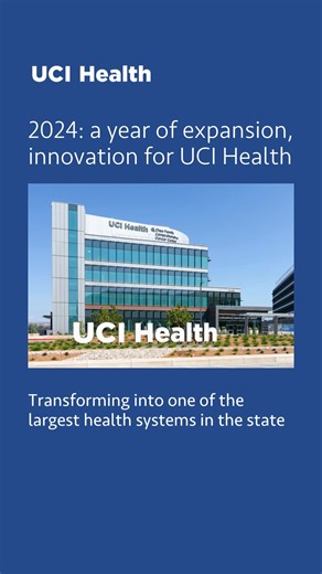 In 2024, UCI Health embarked on a historic expansion of access to world-class medicine that transformed the academic health system into one of California’s largest, capable of serving more community members ever before. From acquiring four community hospitals and breaking ground on a new 52-bed rehabilitation hospital in Irvine to opening the second clinical hub of the UCI Health Chao Family Comprehensive Cancer Center along with the Joe C. Wen & Family Center for Advanced Care on the UCI Health