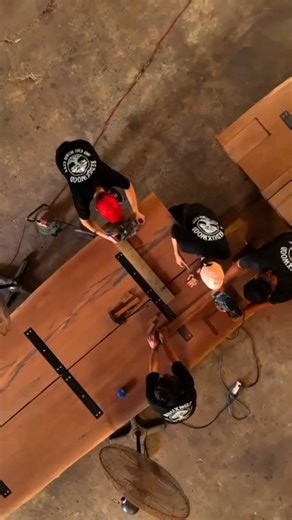 Over a decade ago we salvaged a rare Zapatero Walnut log from the depths of a freshwater lake. We held it all these years, knowing it deserved the right client, the right project, and the right moment. That moment has come. This book matched, end to end table measures four and a half feet wide and an extraordinary thirty two feet in length. A true one of one. Projects like this are never about one person. They are about vision shared with partners, the unwavering support of family, the encourage