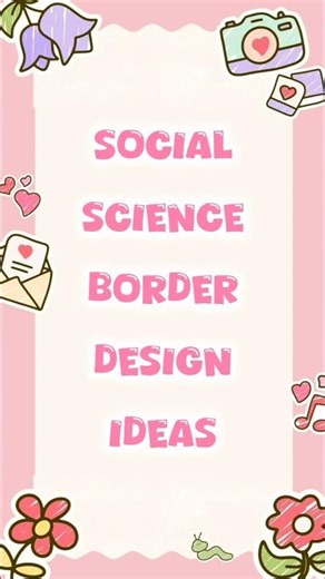 Social Science Border Design Ideas📒🌏🏔🎀✨️#art #shorts