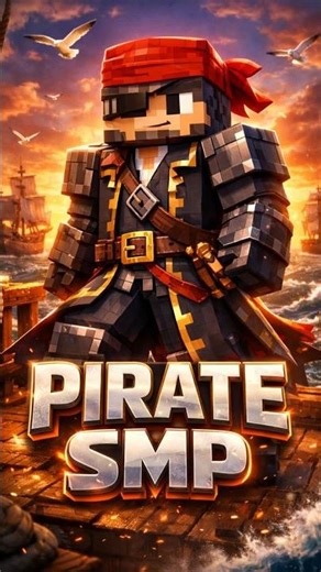 PUBLIC PIRATE SMP IS LIVE 🏴‍☠️ | Java + Bedrock #minecraft #minecraftserver #minecraftshorts