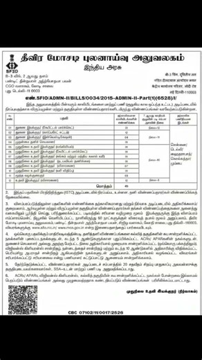 SFIO Recruitment 2026 | Deputation Govt Jobs | Salary Level 8–12 | Tamil #SFIOJobs #GovtJobs