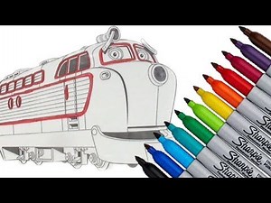 Chuggington Chatsworth Train Coloring page 2017 New HD Video for Kids