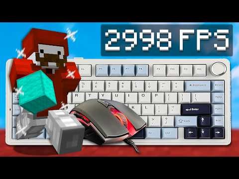 3:45 Min of Bedwars ASMR Keyboard & Mouse Sounds | Hypixel Bedwars