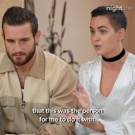 Actor Nico Tortorella and Bethany Meyers - a truly modern couple, both identifying as gender fluid and sharing their lives together in non-monogamous marriage of love, trust and commitment. - with Juju Chang. | Nightline