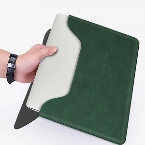 [Hot Item] Custom Computer Bag Slim Tablet Sleeve Olive Leather Case Waterproof Laptop Cover