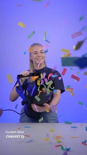 Funfetti Shot Confetti Cannon #chauvetdj