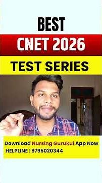 Best CNET 2026 Test Series 🚨 | BSc Nursing Mock Test 2026 | Preparation Strategy & Full Length Tests