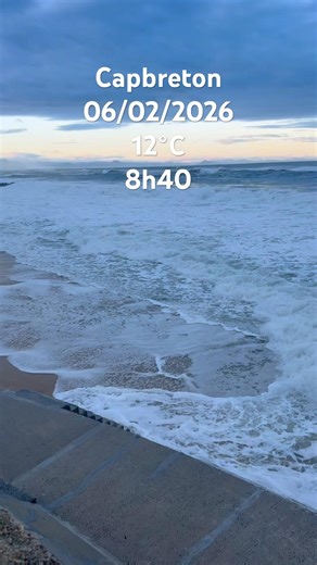 6 février 2026 météo Capbreton