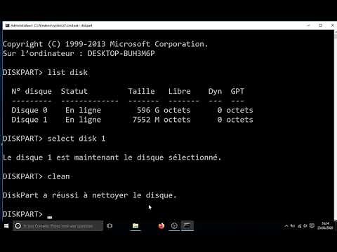 Comment Réparer une clé USB endommagé avec les commandes CMD