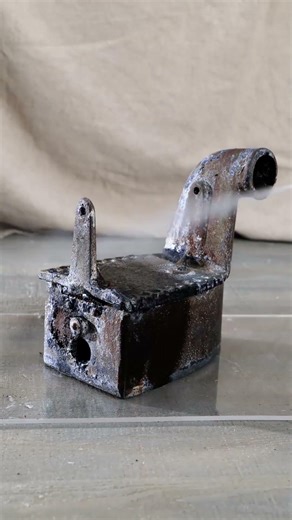 Transforming a Rusty Coal Iron: A DIY Adventure! 🔧✨