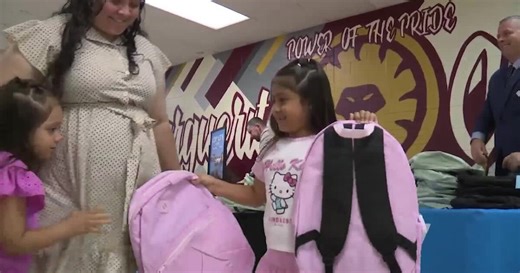 Elementary students in Chesterfield receive free backpacks: 'It really warms your heart'