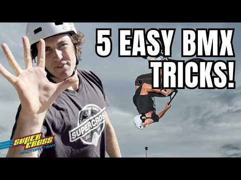 5 EASY BMX Tricks you can learn QUICK!