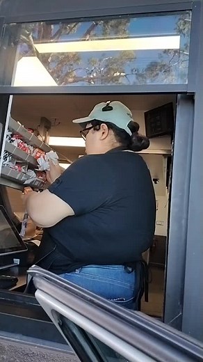 Drive-Thru Employee Interaction at Fast-Food Restaurant