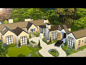 The Perfect Modern Family Mansion | Sims 4 Speed Build & Tour | NO CC