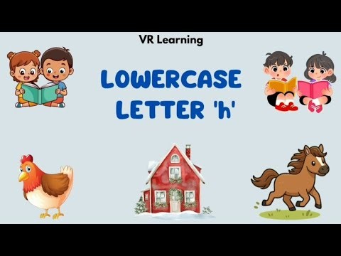 How to write lowercase letters h || Learn How to write a letter h || How to write a small letter h |