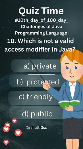 #10th_day_of_100_day_ Challenges of Java Programming Language #codingforbeginners
