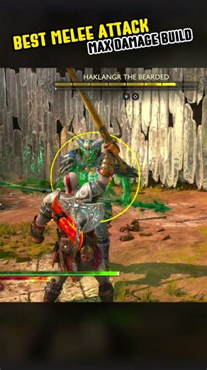 Haklangr the Bearded Vs Best Melee Max Damage Axe Build | God of War NG+ GMGOW