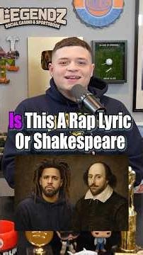 Is This A Rap Lyric Or Shakespeare? #fyp #music #lyrics #rap #game