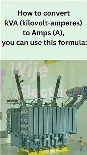🔌 How to Convert kVA to Amps | Simple Electrical Formula Explained ⚡