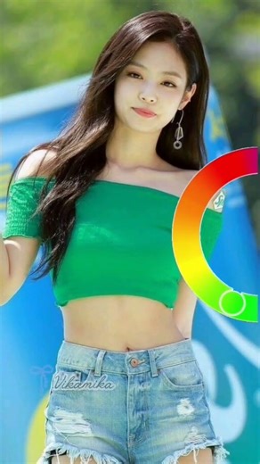 colour wheel trend jenlisa ver. #blackpink #jenlisa #jennie #lisa #go