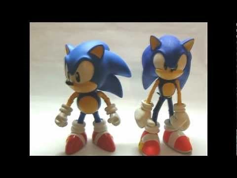 20th Anniversary Classic 1991 Sonic 10 Inch figure by Jazwares toy review