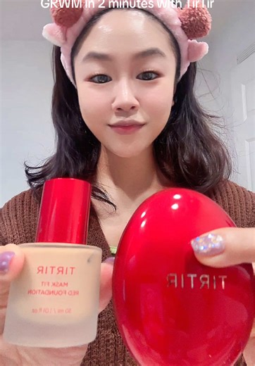 GRWM in 2 minutes with TirTir never runout complete coverage Set!! #tirtircushionfoundation #tirtirfullcoverage #tirtirfiltercushionlonglasting #fastmakeuproutine #tiktokshopholidayhaul @TIRTIR Inc.