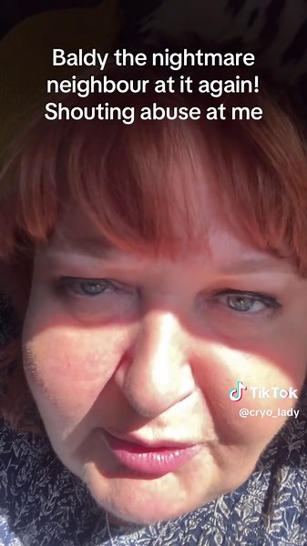 I’d just returned from the shops when I noticed Baldy standing out the front of his house. As we walked to our front door he started to shout abuse. #baldy #nightmareneighbor #fyp #viral #foryoupage❤️❤️