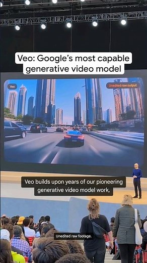 Veo can create high-quality, high-def videos from a text, image and video prompt. #GoogleIO #AI