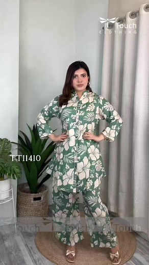123K views · 1.1K reactions | Summer outfit for comfort Design Code: TT10410 Bust: 38-46 Sleeve: 17 Length: 34 Pant Length: 37 Fabric: Linen (Two Piece Set) #fashion #dress #outfitideas #outfitoftheday #ttouchclothing | TTouch Clothing | Facebook