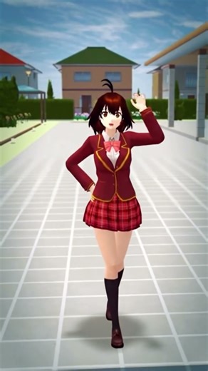 Sakura Girl Dancing Under Cherry Blossoms 🌸✨ | Viral Dance Video #sakuraschoolsimulator