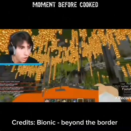 guy crazy fire in cave😮 Bionic beyond border