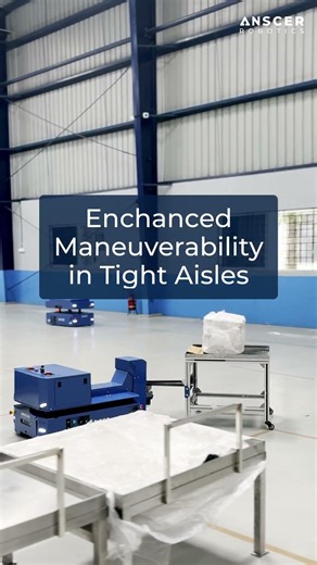 Autonomous tugger Robot #automatedsolutions #robot #amr #manufacturing