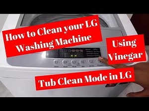 How to use Tub Clean mode in LG Washing Machine [Model no T7269NDDL]
