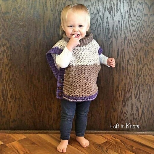 Amelia Poncho Sweater - Free Crochet Pattern