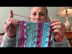 Good morning live! Some goals for my local library and showing my current crochet wip