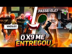 ELE ME ENTREGOU PARA A POLÍCIA! (PASSEI O X9 E SEUS AMIGOS) GTA RP