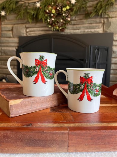 Rare Vintage Georges Briard Deck the Hall Christmas Mugs |holiday Coffee Cups | Mid Century Festive Barware - Etsy Canada