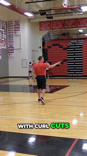 Mastering the Curl Cut Here's how to properly execute curl cuts from State Champion coach Ryan Schultz. Players should pass to the slot, step to follow the pass for a better angle, screen down, and call the cut loudly. Depth is key to setting up the defender. | Breakthrough Basketball