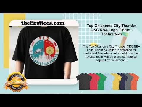 Top Oklahoma City Thunder OKC NBA Logo T-Shirt