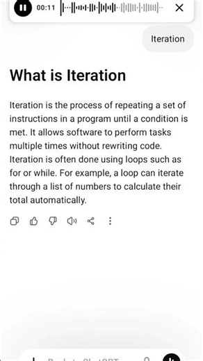 What is Iteration?