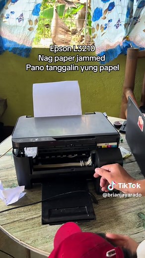 Epson L3210: Paano Tanggalin ang Paper Jam