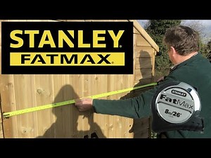 STANLEY FATMAX XTREME Tape Measure 8M 32MM Wide 5-33-891 - Review