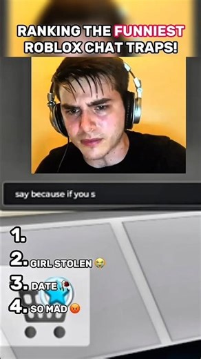 Roblox Chat Traps That Actually Worked 😭🔥 | Ranking The Funniest Moments #Shorts