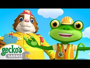 Ladder Link Rescue! 🪜🆘 | Gecko's Garage | Learning Videos for Kids 🛻🐸🛠️