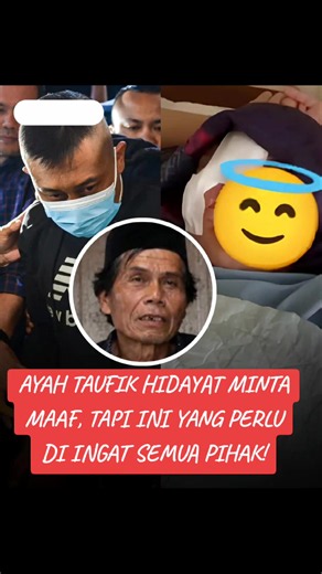 AYAH TAUFIK HIDAYAT MINTA MAAF, TAPI INI YANG PERLU DIINGAT SEMUA PIHAK! Di tengah ramainya kasus Yuvita yang terus dipantau publik, ayah Taufik Hidayat akhirnya buka suara sampaikan permintaan maaf secara terbuka kepada Yuvita dan keluarganya. Ia mengaku prihatin dan berharap semua selesai sesuai jalur hukum. ⚠️ INI POIN PALING PENTING: Permintaan maaf itu diakui semua pihak hanya sebagai TANGGUNG JAWAB MORAL SEMATA. BUKAN berarti kasus selesai, BUKAN berarti gugur, dan SAMA SEKALI TIDAK BOLEH 