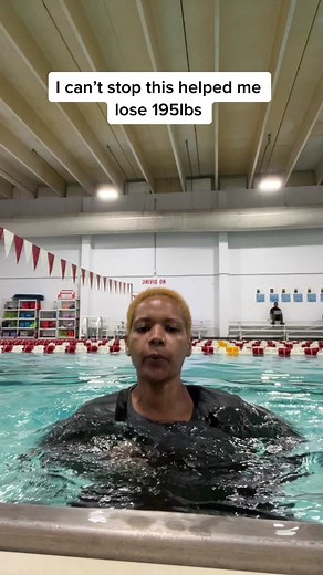 Water aerobics helped me lose 195lbs #fypシ゚viral #wateraerobics #aerobics #waterexercise #waterworkout #motivation #weightlosstransformation #weightlosscheck #awareness #poolexercise #workoutroutine #toningworkout #ymca #follower🥺❤️ #viral_video #believe #jointproblems #obesity #thickfit