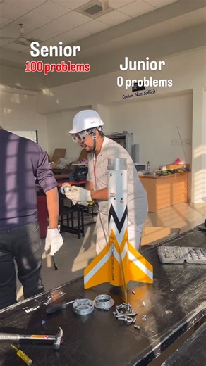 Rocketry - The High Power Rocketry Club of BMSCE on Instagram: "“This seemed easy at first...” . . . . #bmsce #bangalore #rocket #trending #viral explorepage fyp [ Engineering Aerospace Collegelife College Rockets Aerostructures Rocketry Space Studentclub Teamwork Students ]"