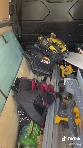 Van racking pending 🫠😭#selfemployedlife #carpenter #van