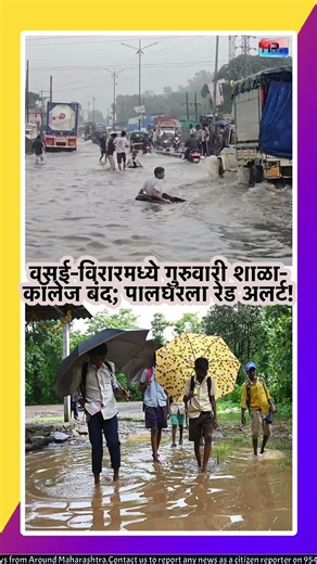 वसई-विरारमध्ये उद्या शाळा बंद; जिल्हाधिकाऱ्यांचे तातडीचे आदेश